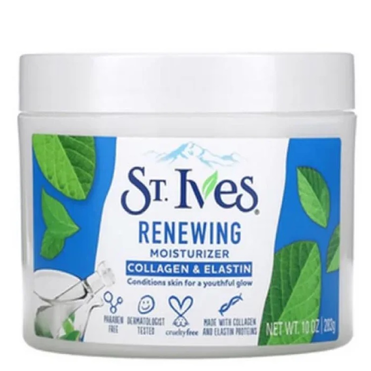 کرم مرطوب کننده صورت سنت ایوز St. Ives مدل Renewing Collagen & Elastin