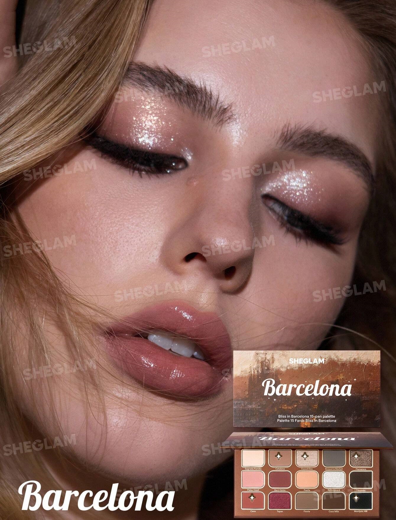 پالت سایه 15 رنگ شیگلم Bliss In Barcelona
