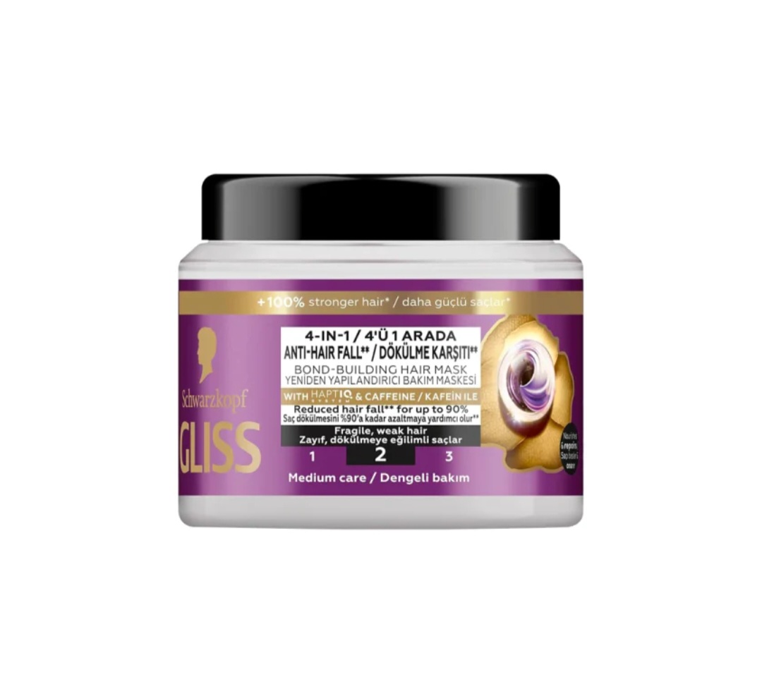 ماسک مو گلیس Gliss مدل Anti-Hair Fall
